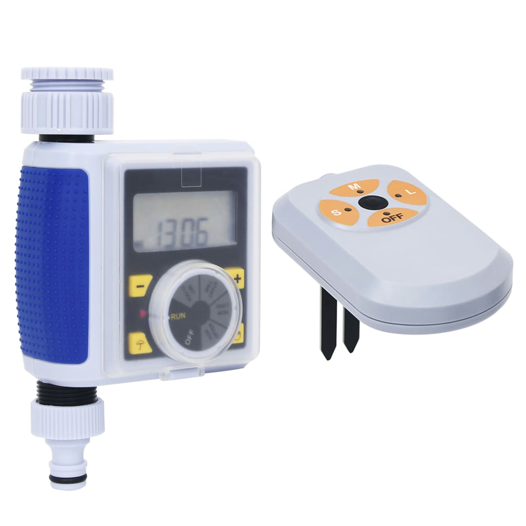 Berkfield Digital Water Timer with Single Outlet and Moisture Sensor