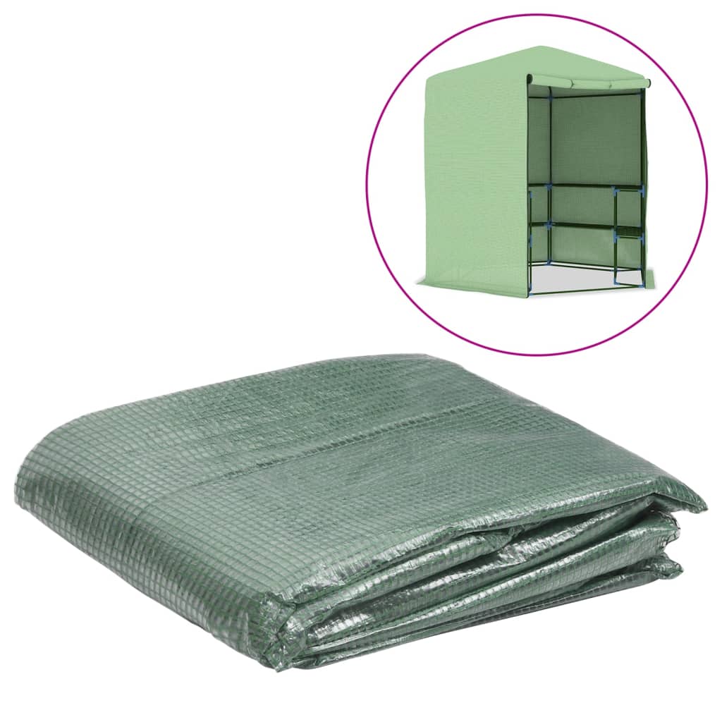 Berkfield Greenhouse Replacement Cover (6.5025 m�__) 255x255x194 cm Green