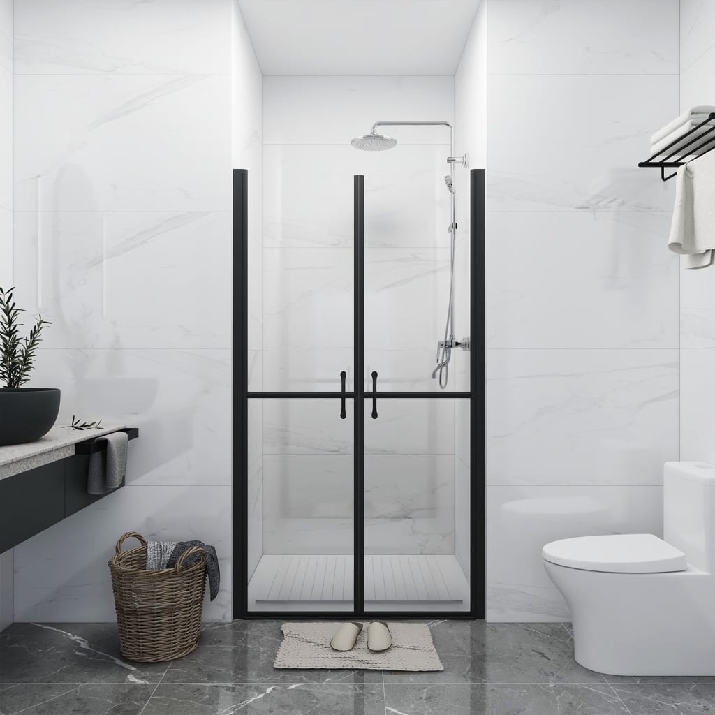 Berkfield Shower Door Clear ESG (78-81)x190 cm