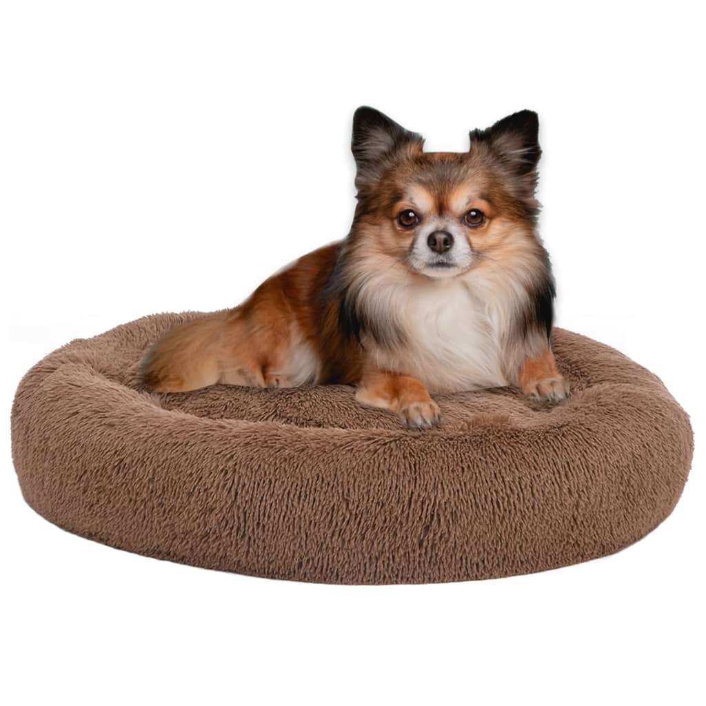 Berkfield Washable Dog & Cat Cushion Brown 50x50x12 cm Plush