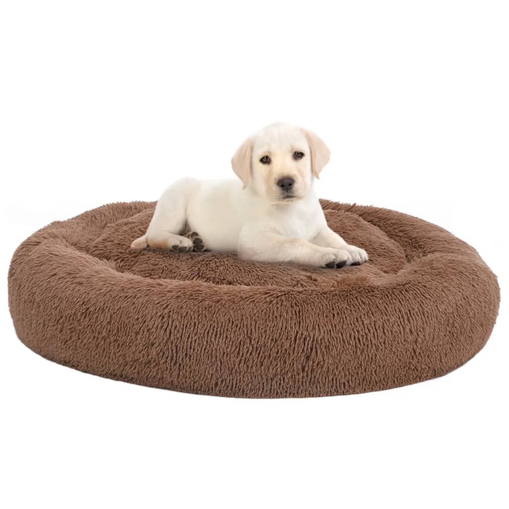 Berkfield Washable Dog & Cat Cushion Brown 90x90x16 cm Plush