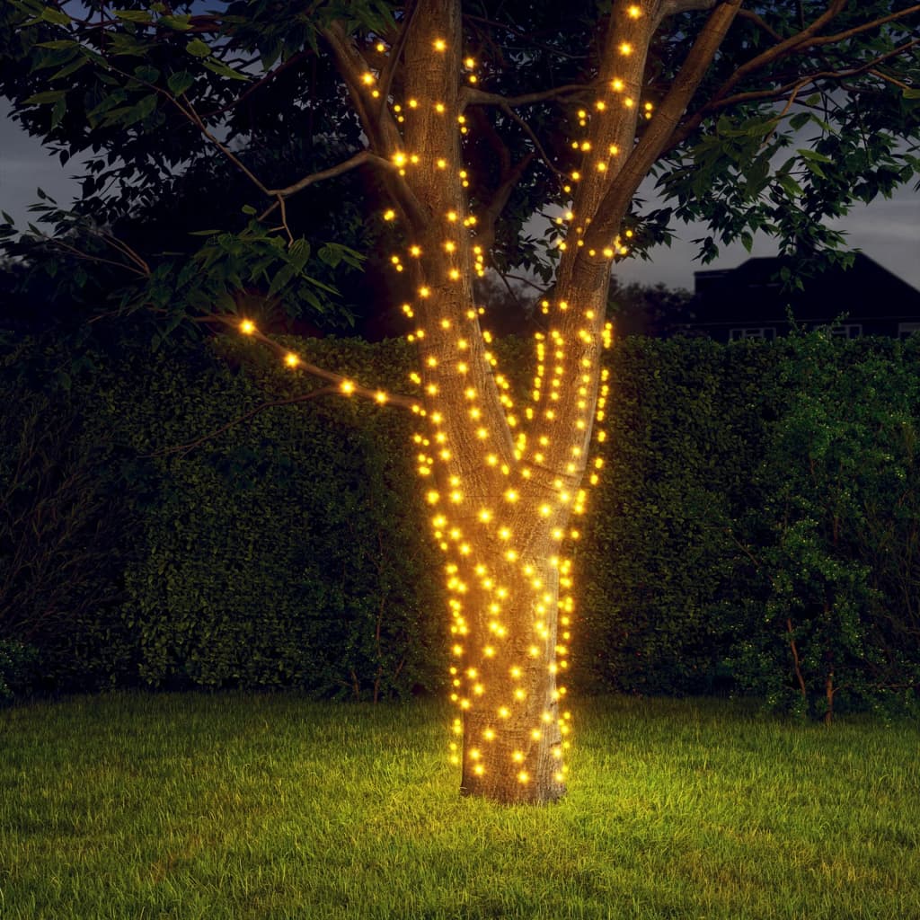 Berkfield Solar Fairy Lights 2 pcs 2x200 LED Warm White Indoor Outdoor