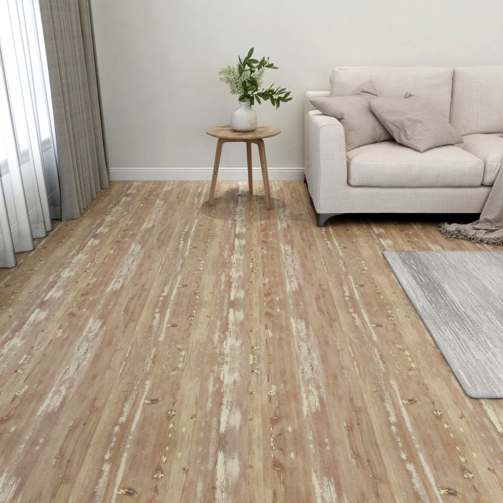 Berkfield Self-adhesive Flooring Planks 20 pcs PVC 1.86 m�__ Brown