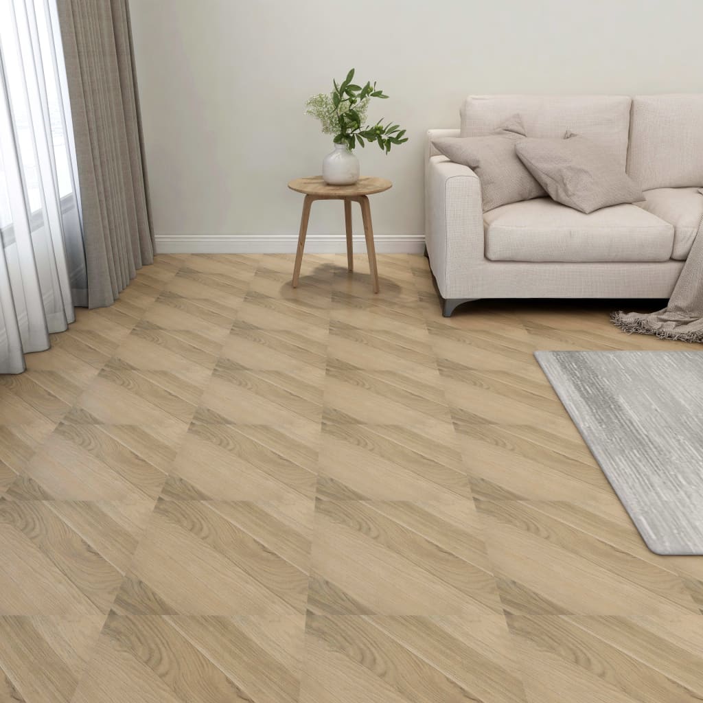 Berkfield Self-adhesive Flooring Planks 20 pcs PVC 1.86 m�__ Brown Striped