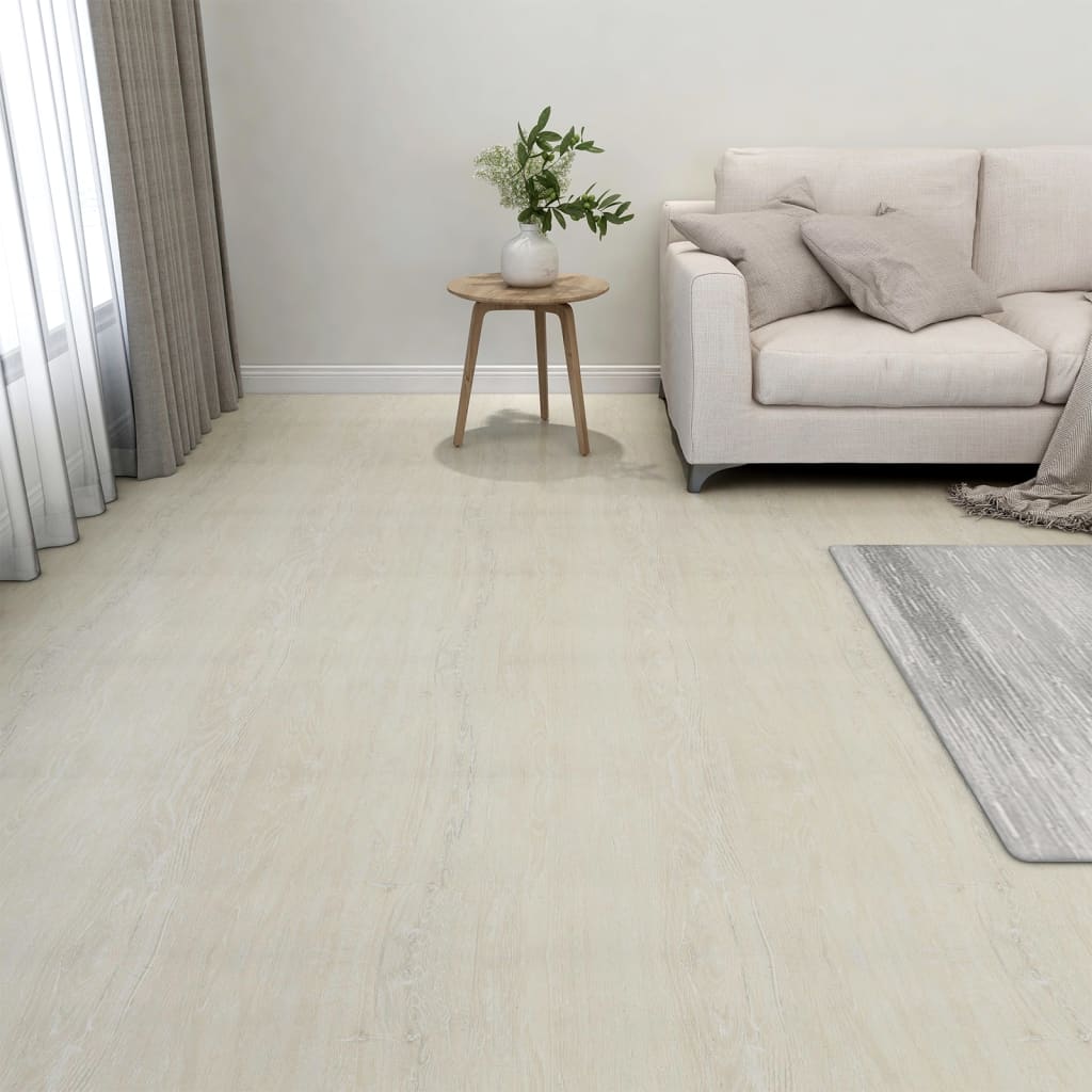 Berkfield Self-adhesive Flooring Planks 20 pcs PVC 1.86 m�__ Cream