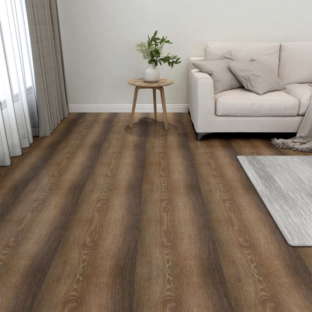 Berkfield Self-adhesive Flooring Planks 20 pcs PVC 1.86 m�__ Brown