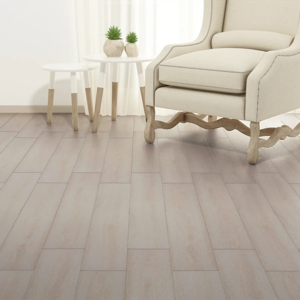 Berkfield Self-adhesive PVC Flooring Planks 5.21 m? 2 mm Oak Classic White
