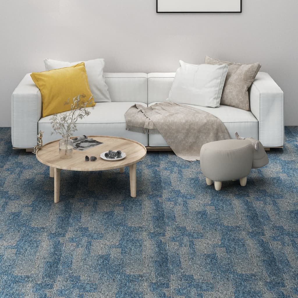 Berkfield Floor Carpet Tiles 20 pcs 5 må_ Light Blue