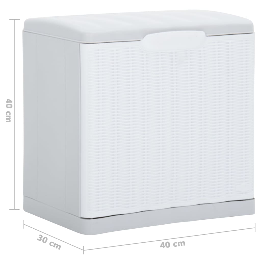 Berkfield Shoe Cabinet White 40x30x40 cm