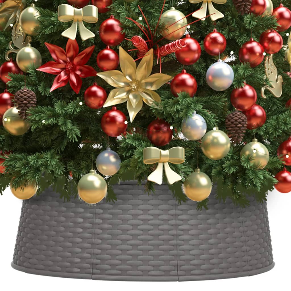 Berkfield Christmas Tree Skirt Brown �_�”�_65x19.5 cm