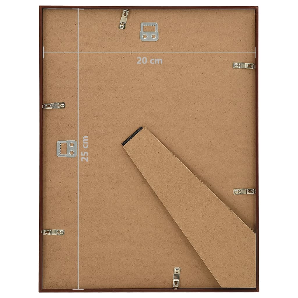 Berkfield Photo Frames Collage 5 pcs for Wall or Table Bronze 20x25cm MDF