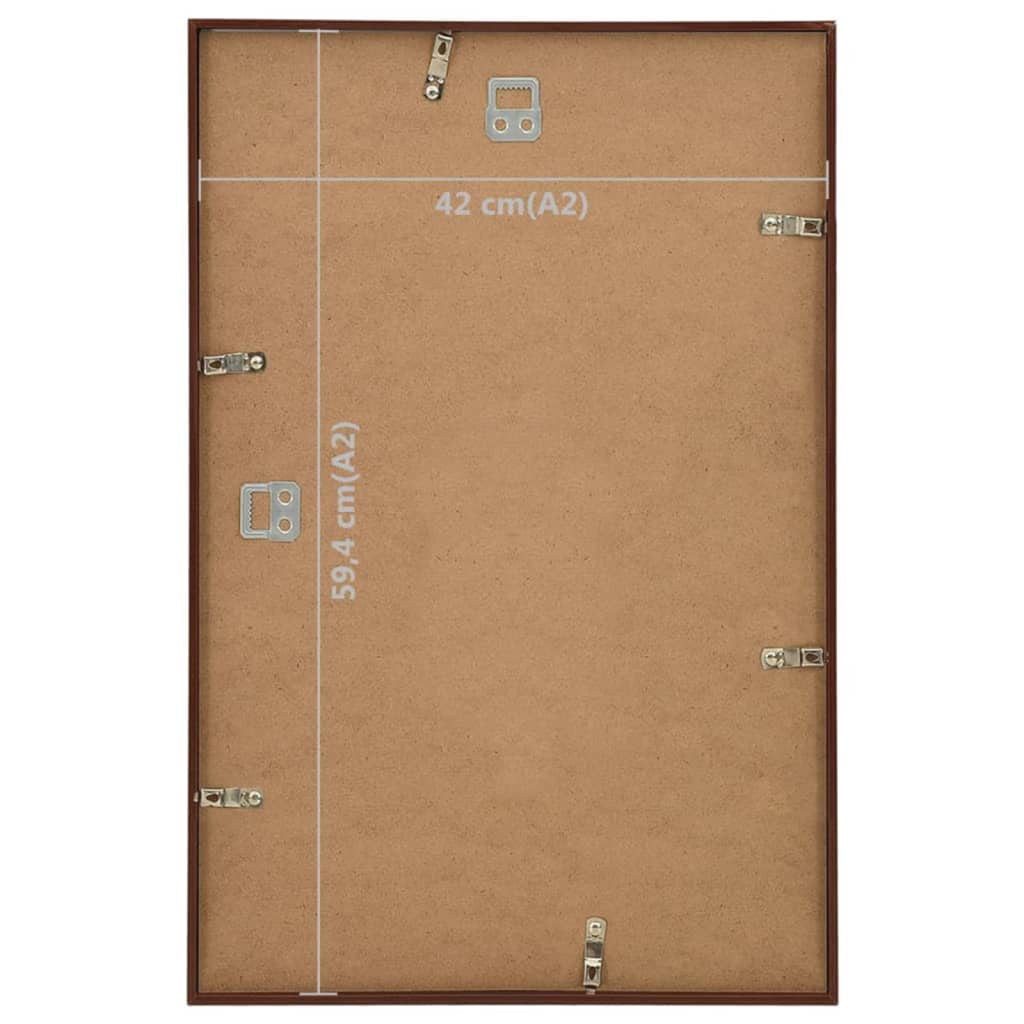 Berkfield Photo Frames Collage 5 pcs for Wall Bronze 42x59.4 cm MDF