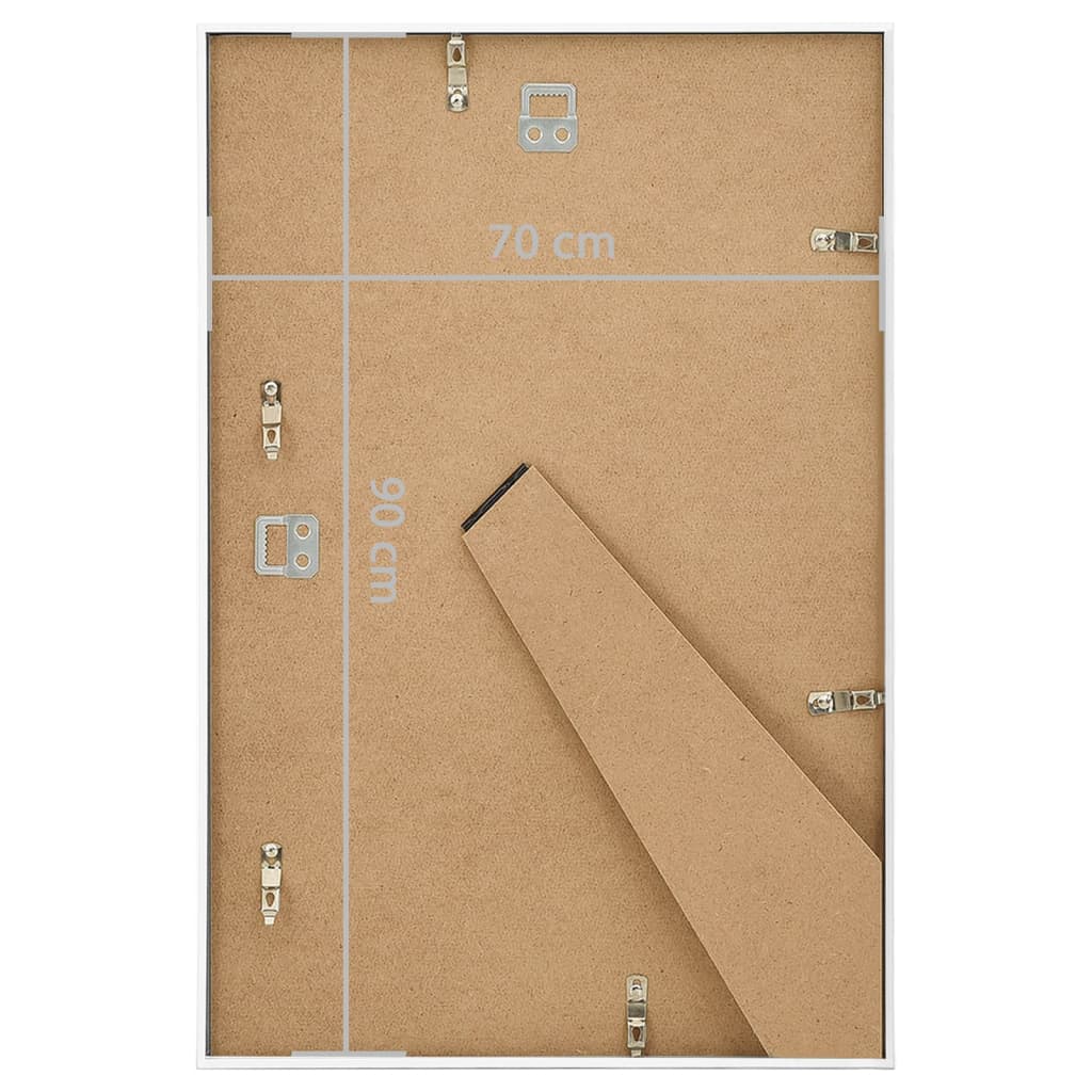 Berkfield Photo Frames Collage 3 pcs for Wall or Table White 70x90 cm MDF