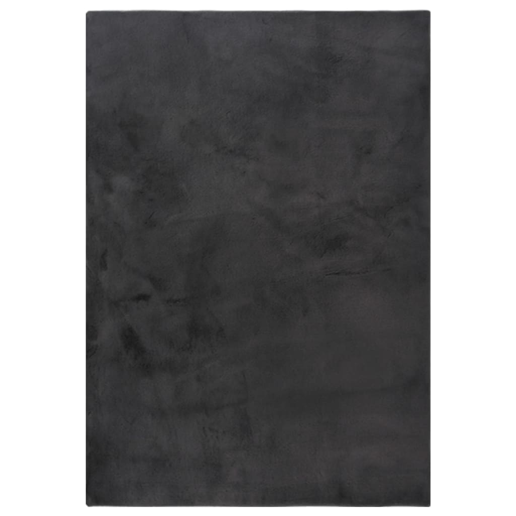 Berkfield Rug Faux Rabbit Pelt 180x270 cm Anthracite