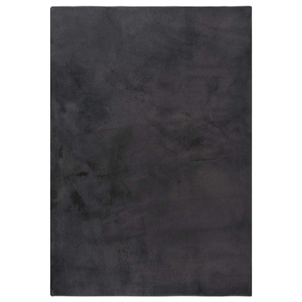 Berkfield Rug Faux Rabbit Pelt 200x300 cm Anthracite
