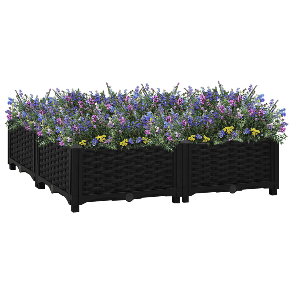 Berkfield Raised Bed 80x80x23 cm Polypropylene