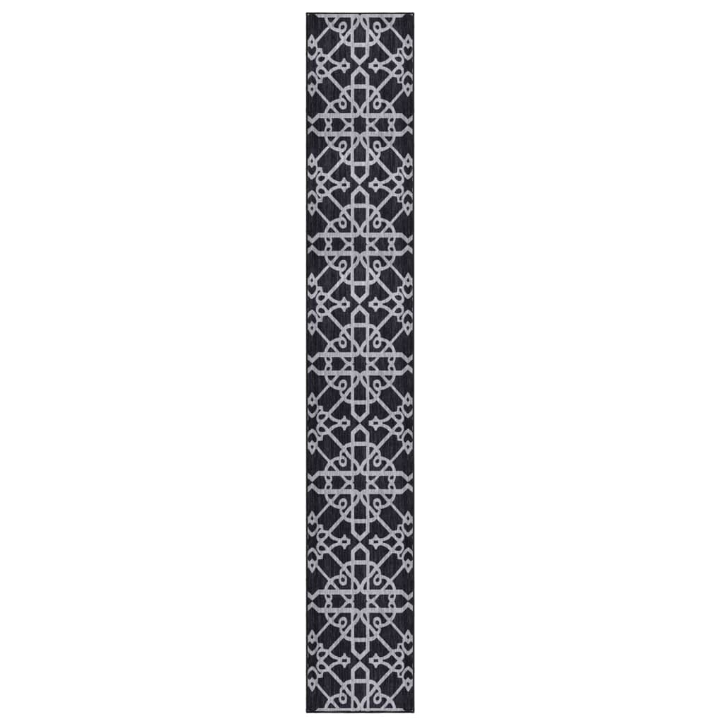 Berkfield Carpet Runner Black 80x600 cm