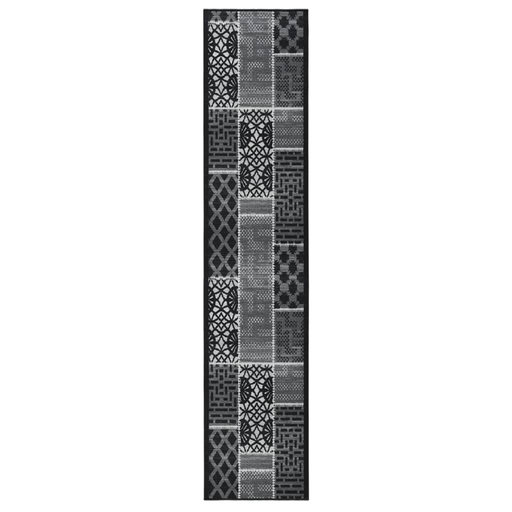 Berkfield Carpet Runner Black 80x500 cm