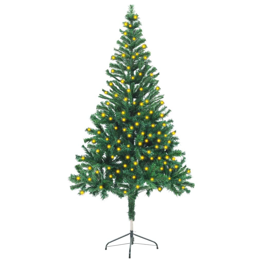 Berkfield Artificial Christmas Tree with LEDs&Stand 150 cm 380 Branches