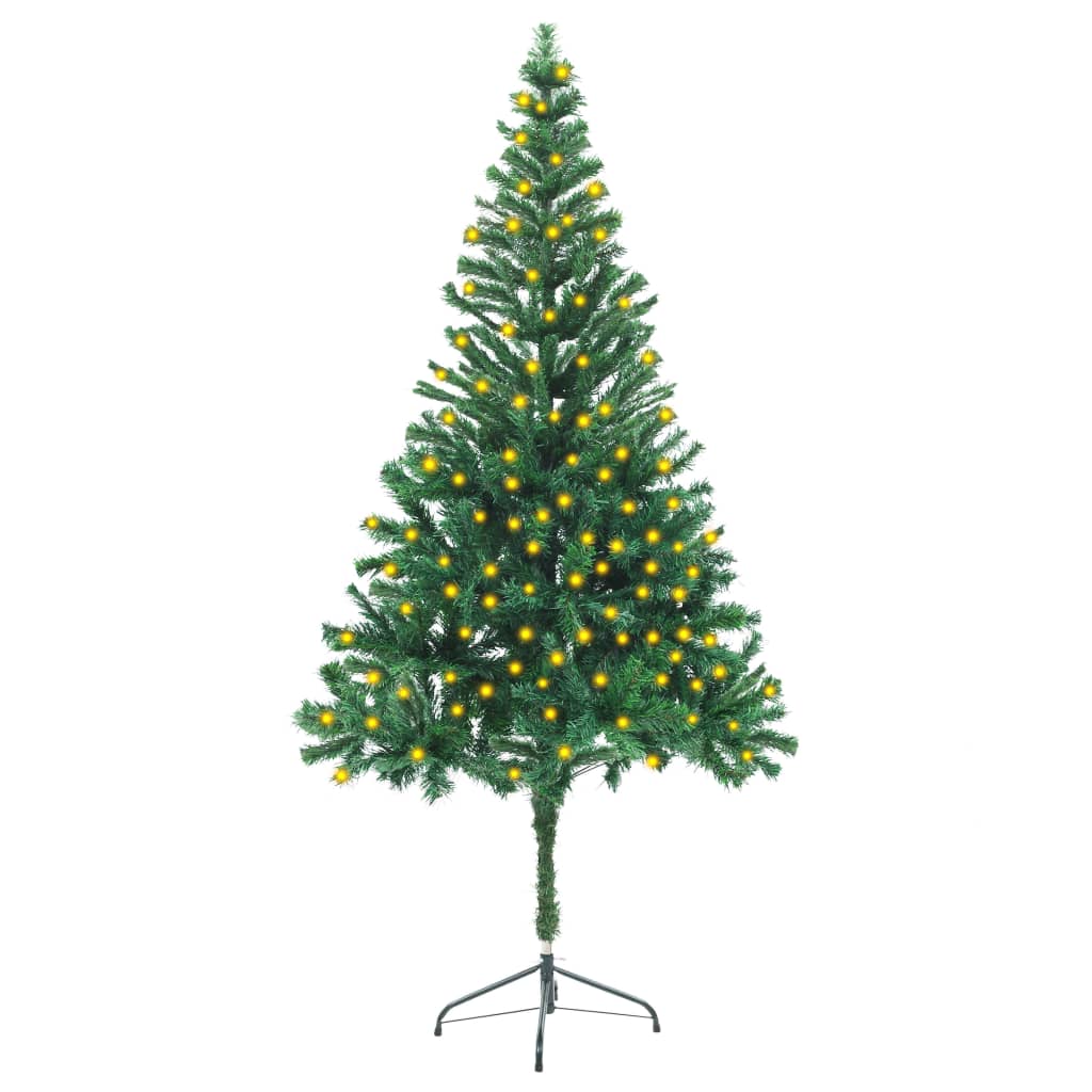 Berkfield Artificial Christmas Tree with LEDs&Stand 180 cm 564 Branches
