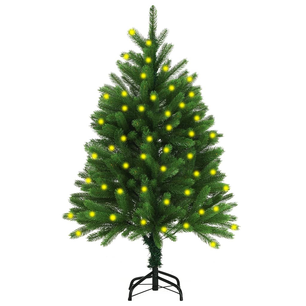 Berkfield Artificial Christmas Tree with LEDs 120 cm Green