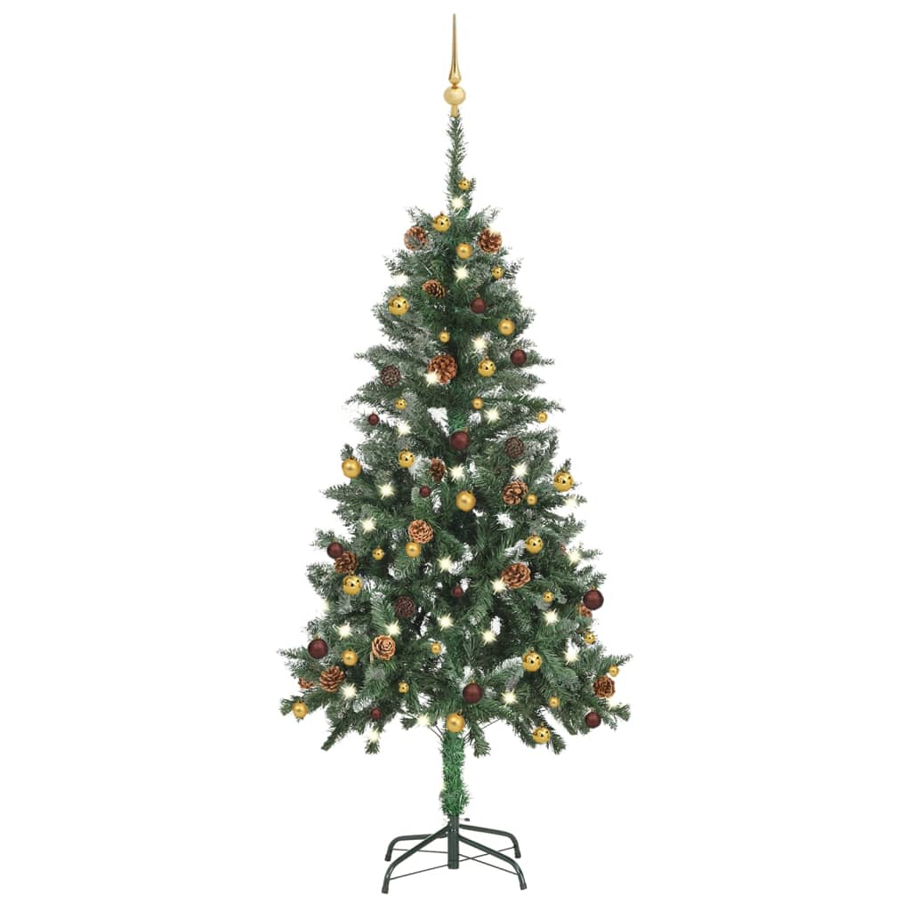 Berkfield Artificial Christmas Tree with LEDs&Ball Set 150 cm