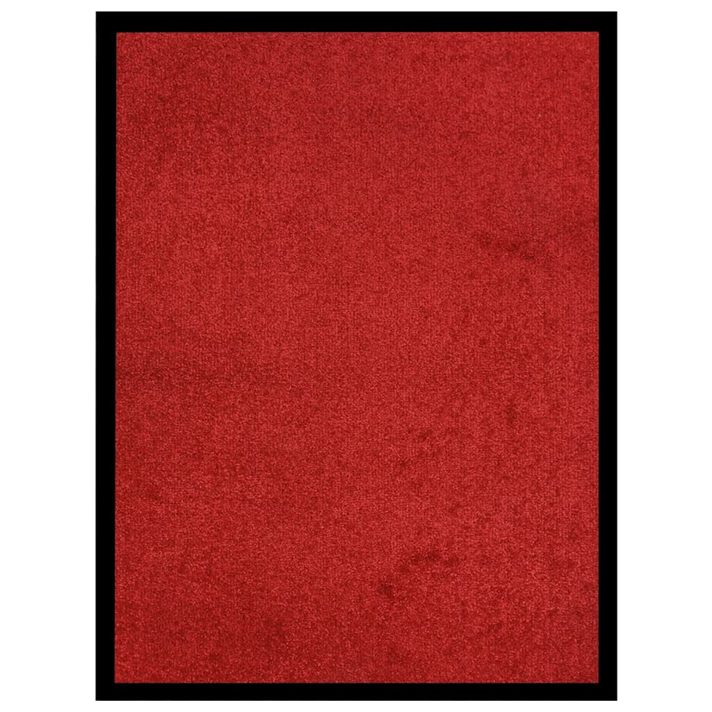 Berkfield Doormat Red 60x80 cm