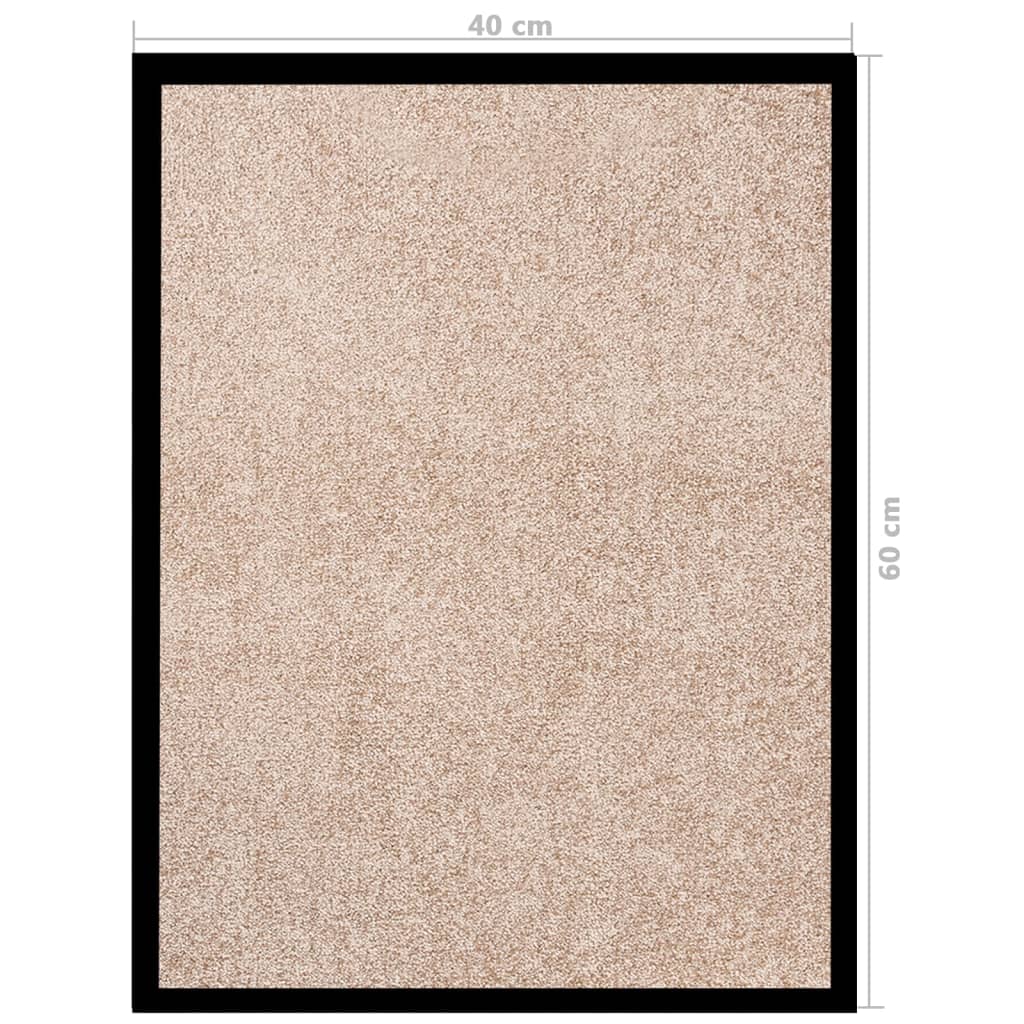 Berkfield Doormat Beige 40x60 cm