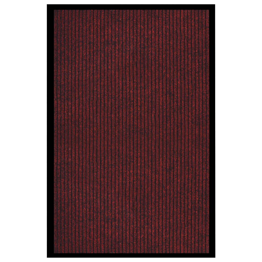 Berkfield Doormat Striped Red 80x120 cm