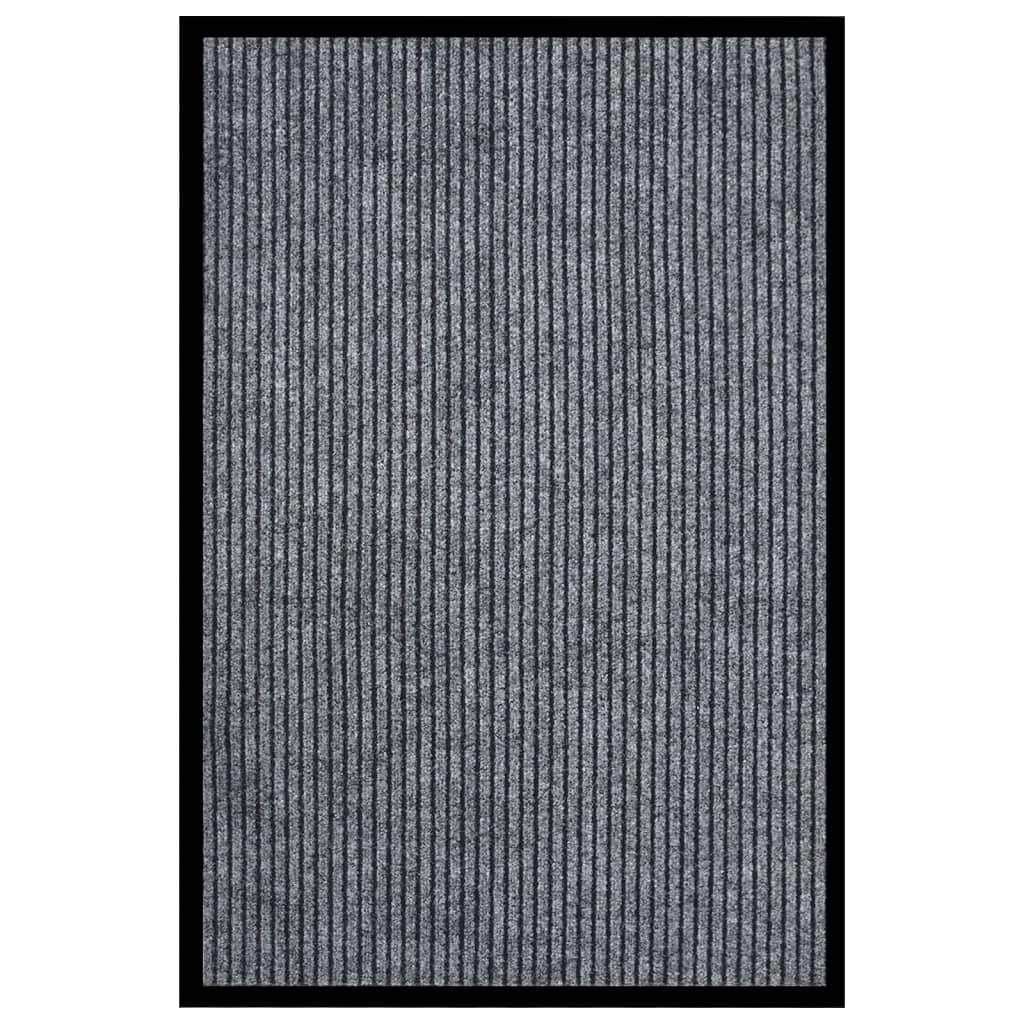Berkfield Doormat Striped Grey 80x120 cm