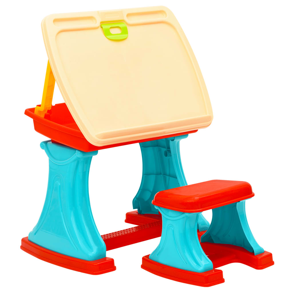 Berkfield Children Learning Desk & Easel Adjustable