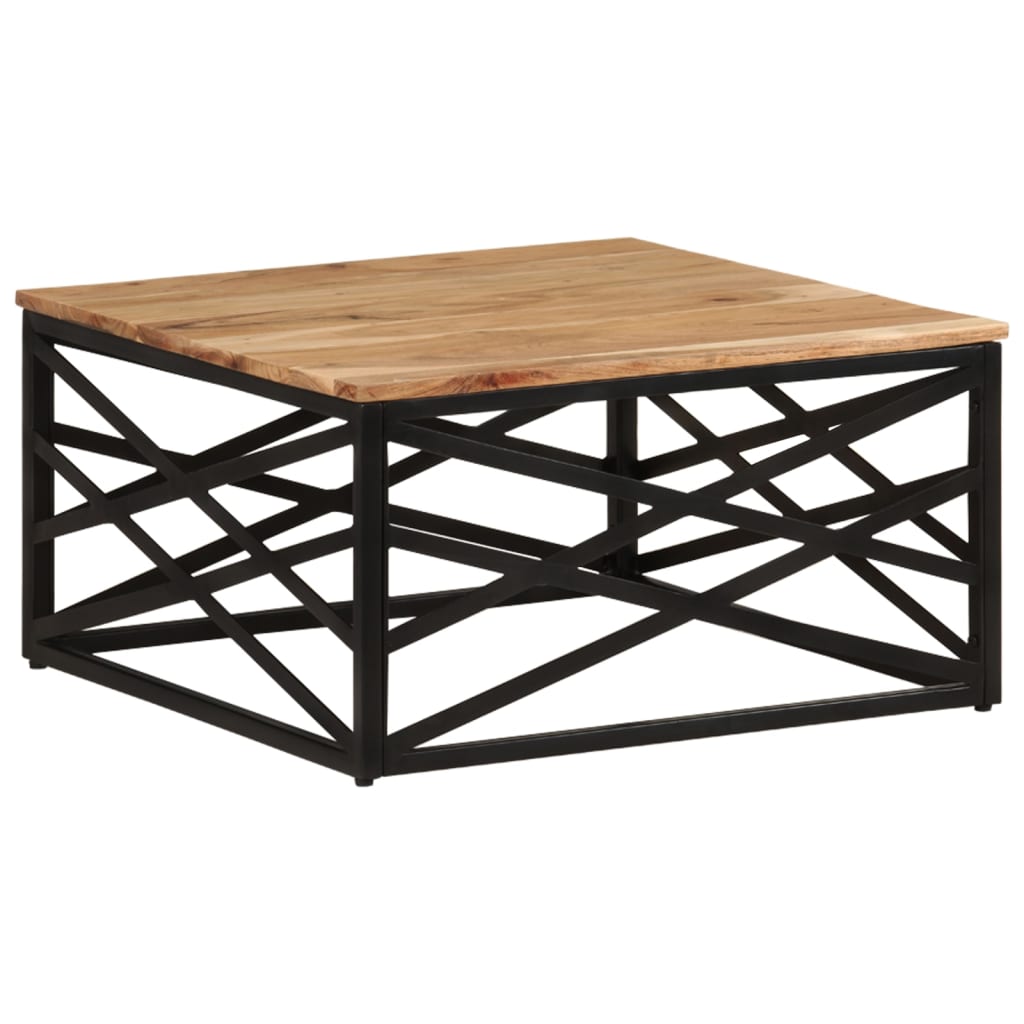 Berkfield Coffee Table 68x68x35 cm Solid Acacia Wood