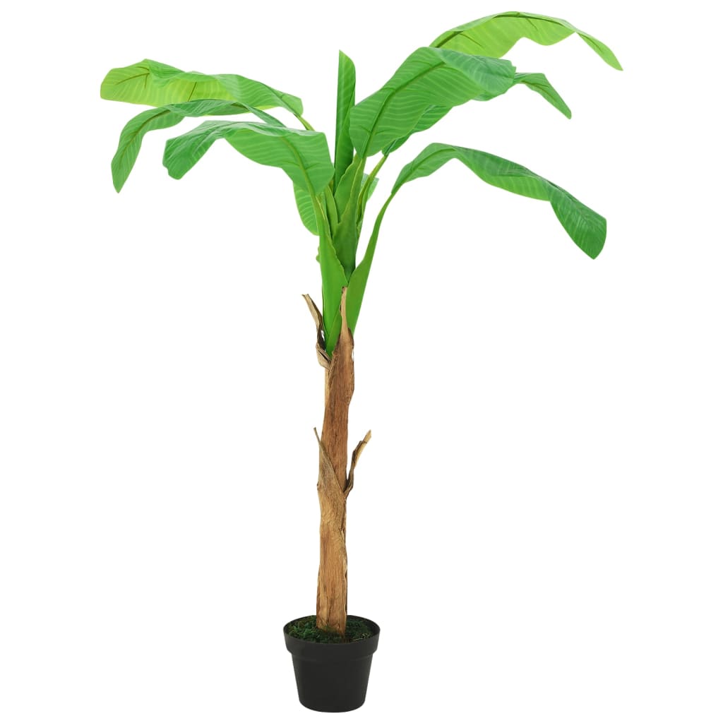 Berkfield Artificial Banana Tree with Pot 180 cm Green