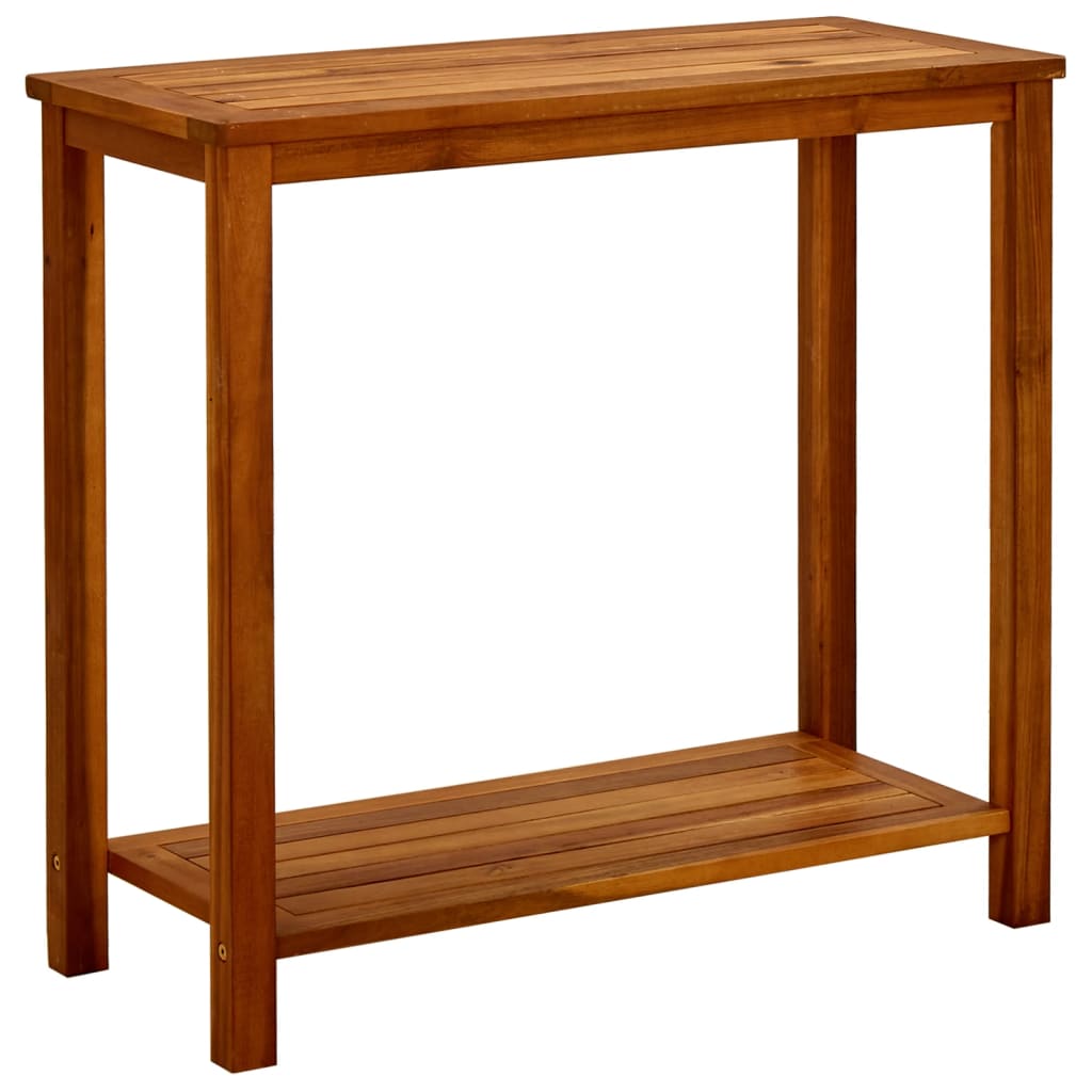 Berkfield Garden Console Table 80x35x75 cm Solid Acacia Wood