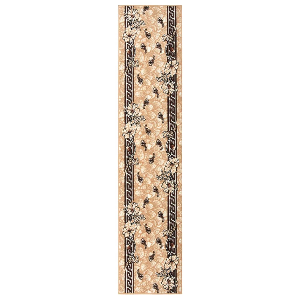 Berkfield Runner Rug BCF Beige 80x450 cm