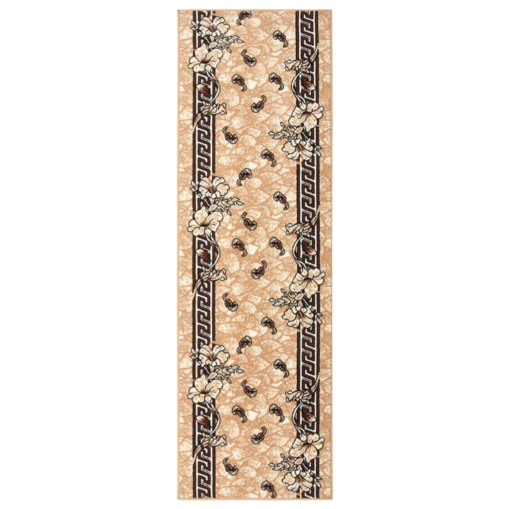 Berkfield Runner Rug BCF Beige 100x350 cm
