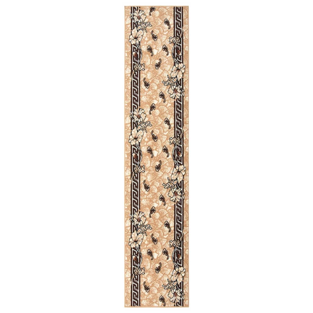 Berkfield Runner Rug BCF Beige 100x500 cm
