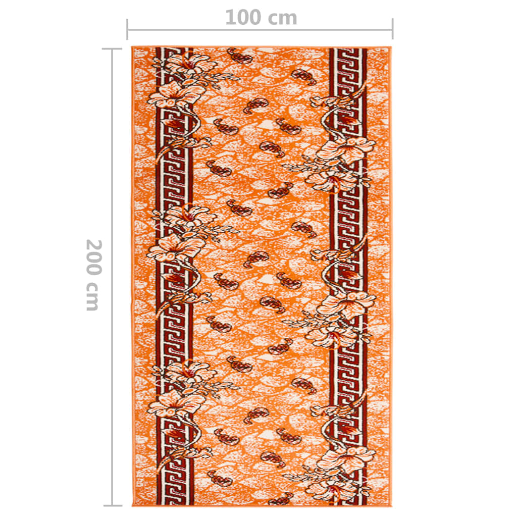 Berkfield Runner Rug BCF Terracotta 100x200 cm