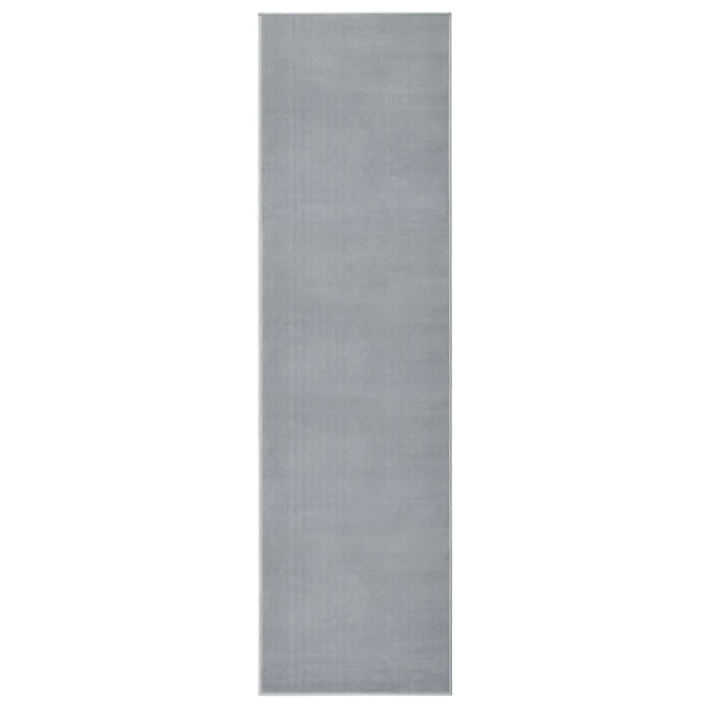 Berkfield Runner Rug BCF Grey 80x300 cm