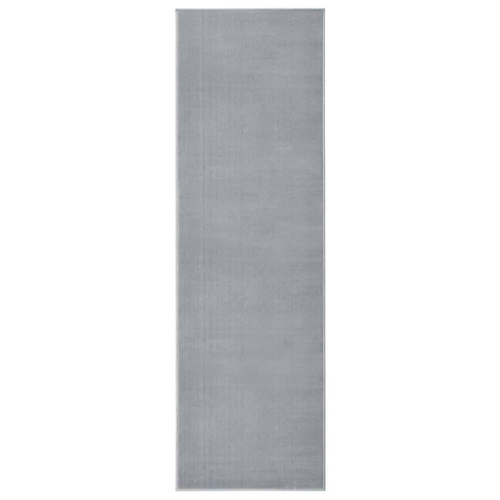 Berkfield Runner Rug BCF Grey 100x350 cm