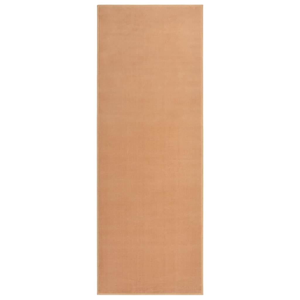 Berkfield Runner Rug BCF Beige 60x150 cm