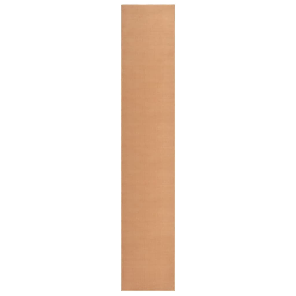 Berkfield Runner Rug BCF Beige 80x450 cm
