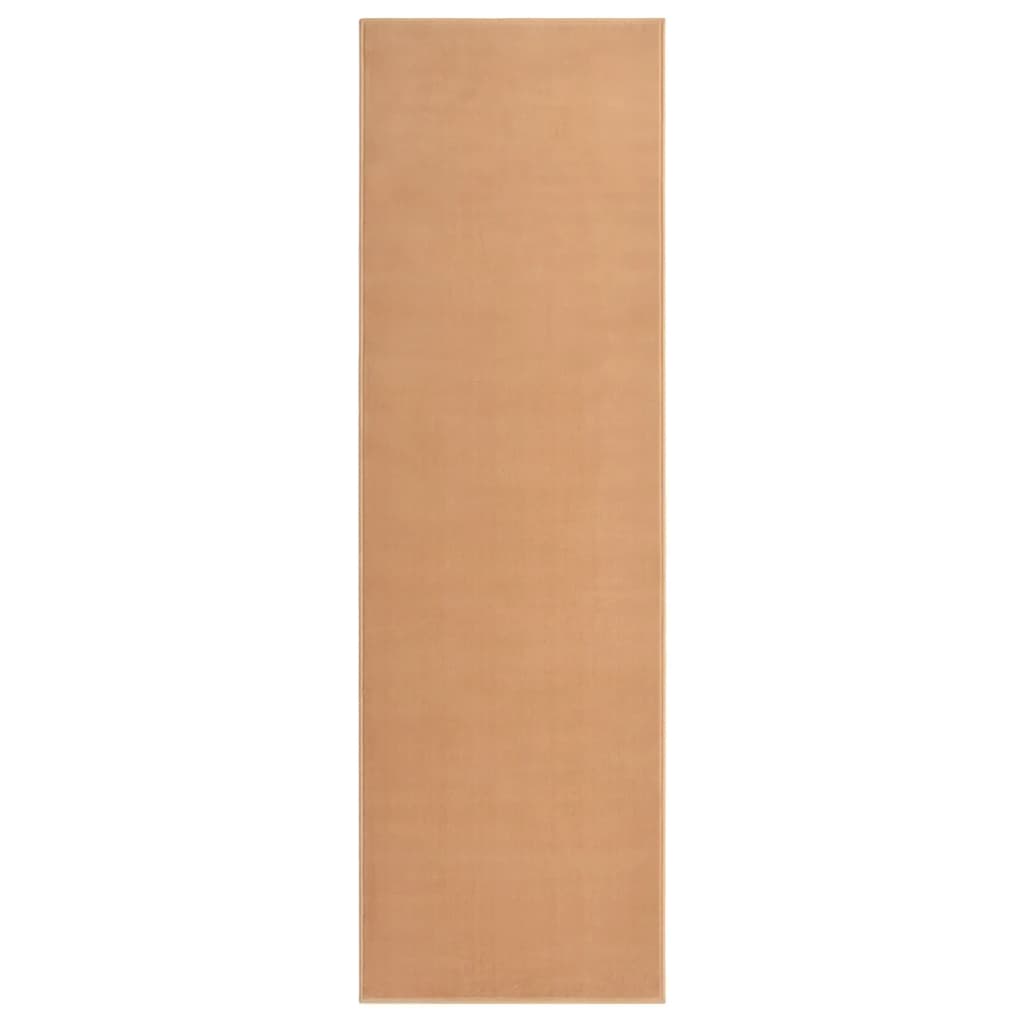 Berkfield Runner Rug BCF Beige 100x350 cm