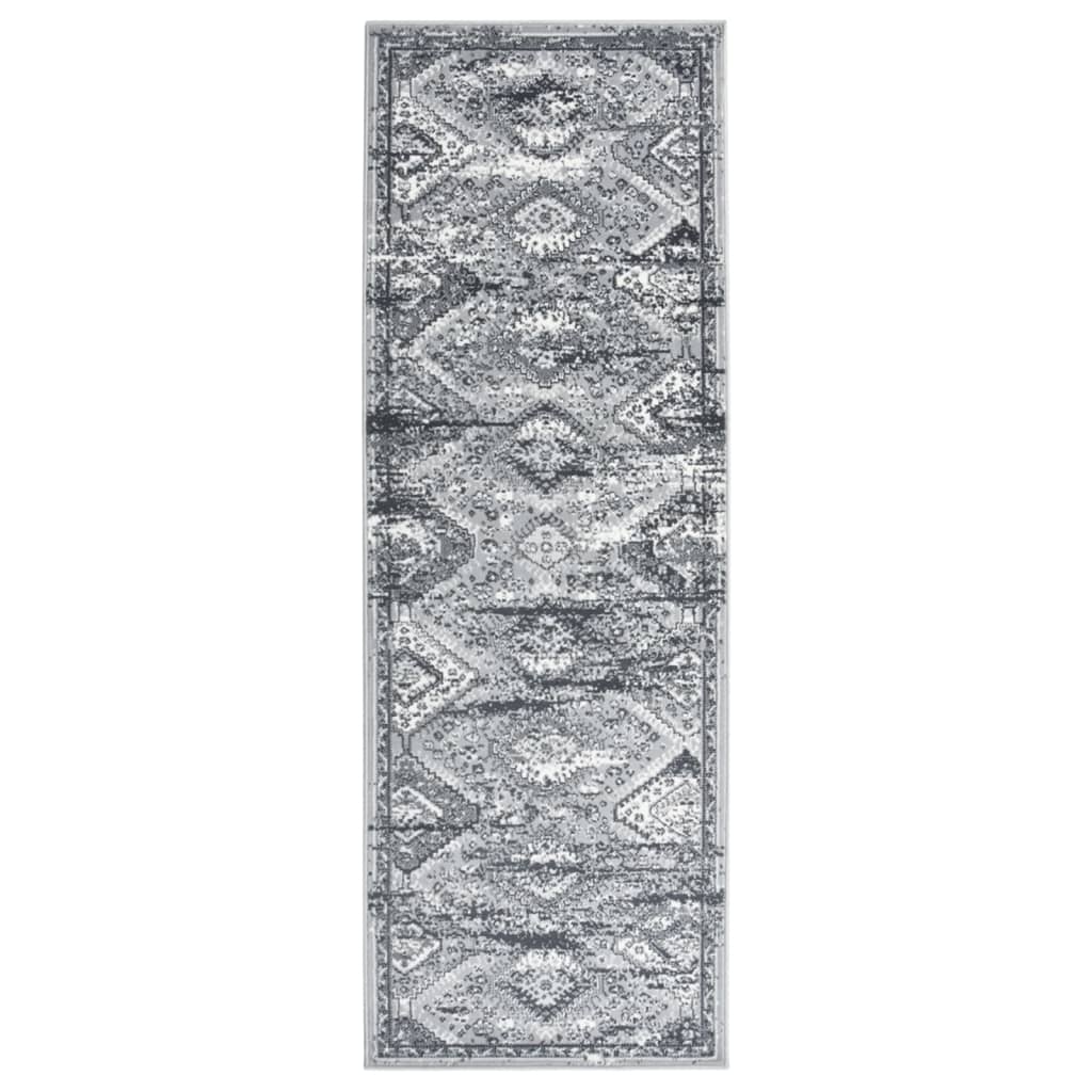 Berkfield Runner Rug BCF Oriental Grey 80x250 cm
