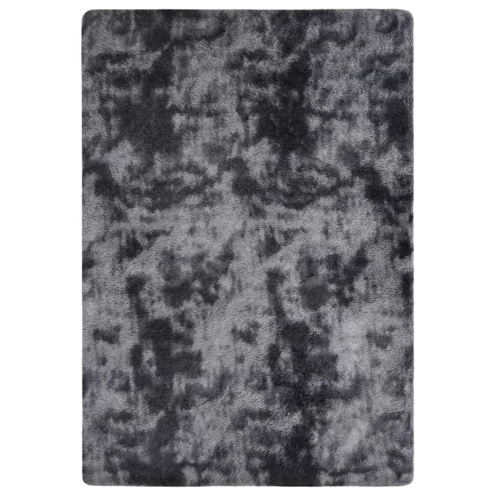 Berkfield Shaggy Rug Anthracite 170x120 cm