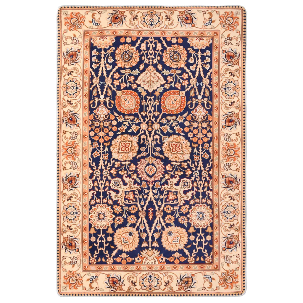 Berkfield Printed Rug Oriental Multicolour 160x230 cm