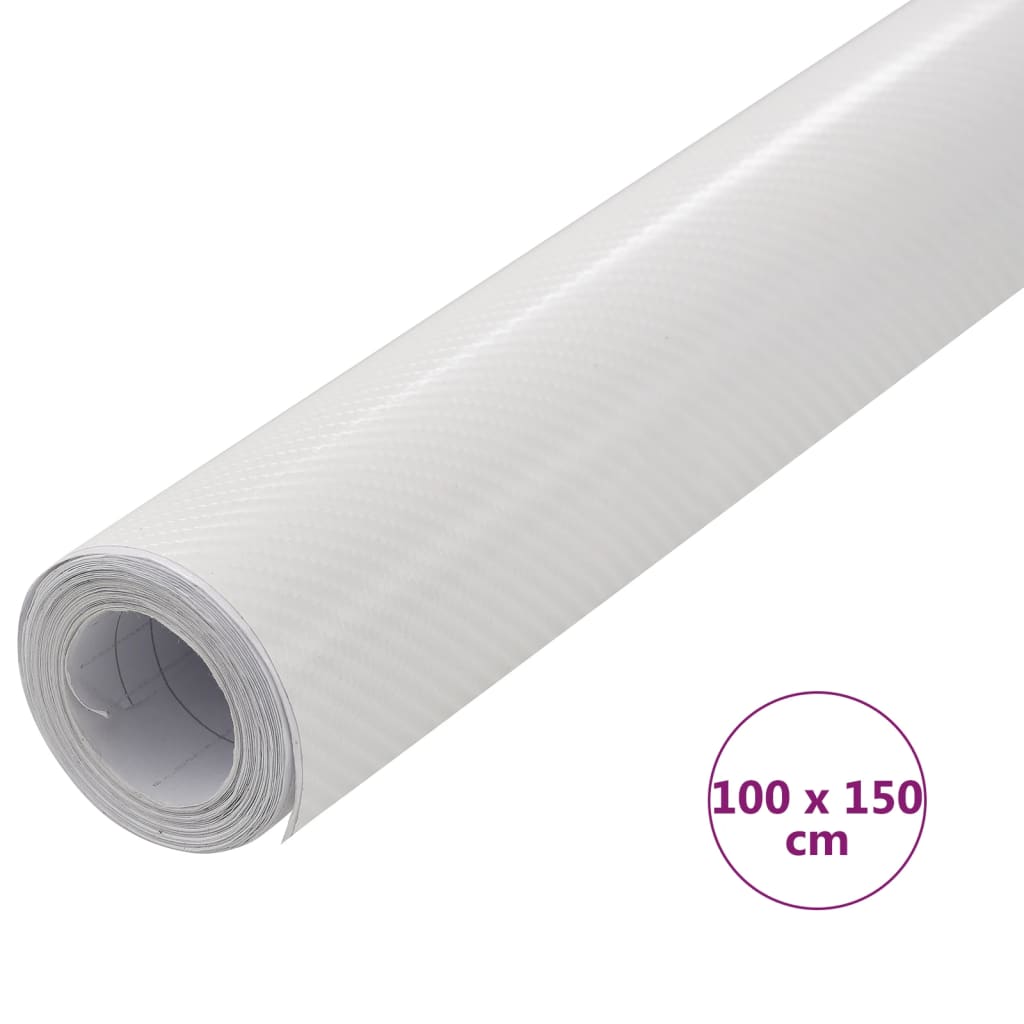Berkfield Car Film 4D White 100x150 cm