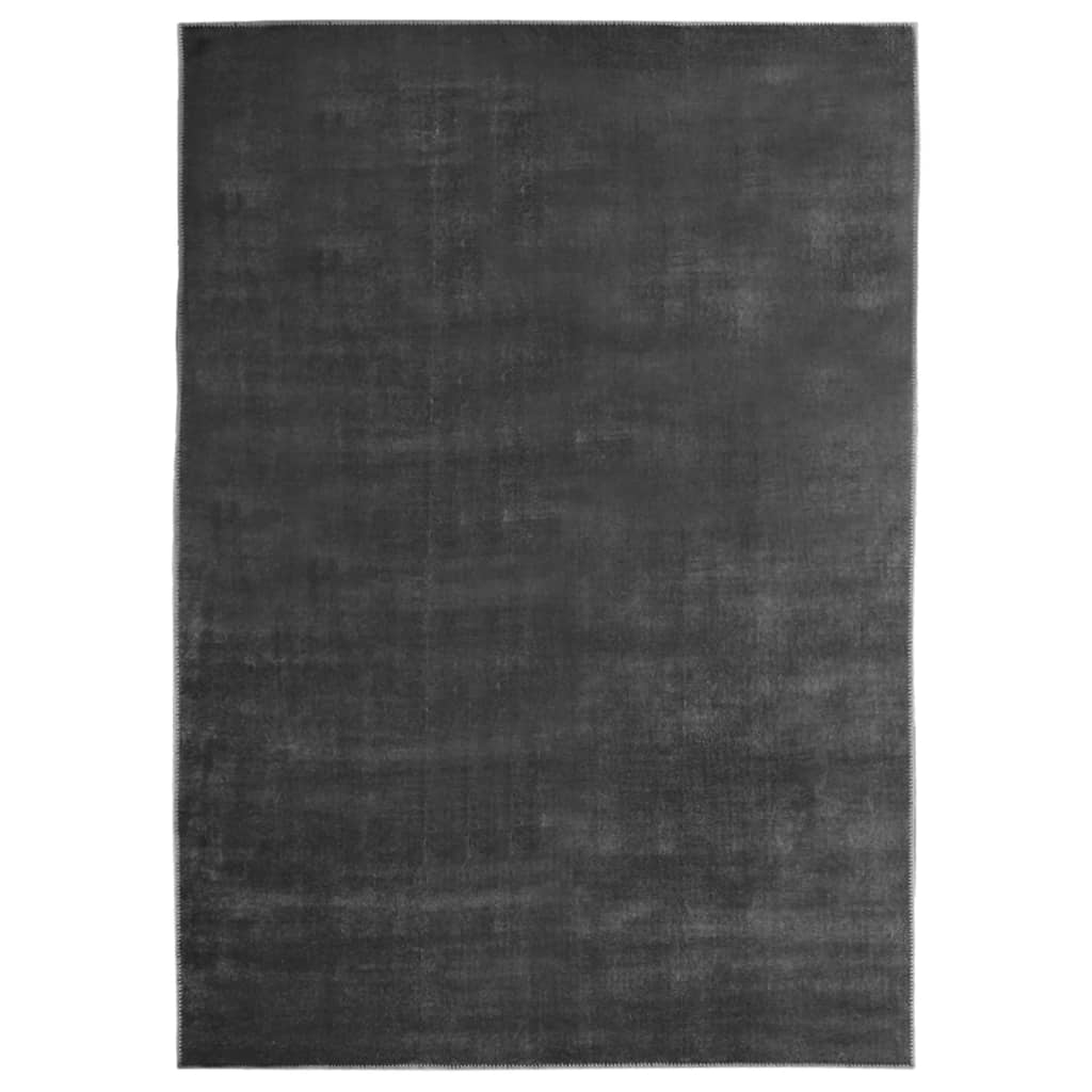 Berkfield Rug Washable Foldable Anthracite 160x230 cm Polyester