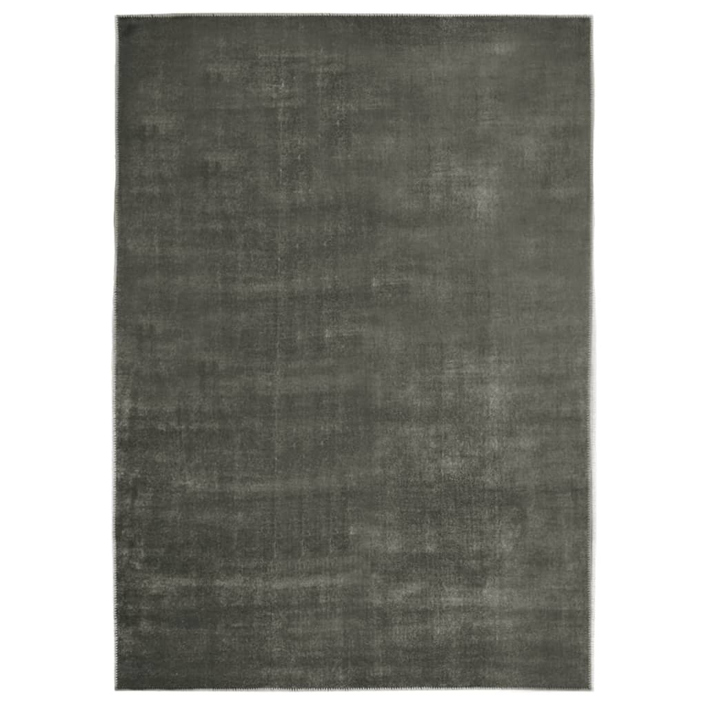 Berkfield Rug Washable Foldable Taupe 140x200 cm Polyester