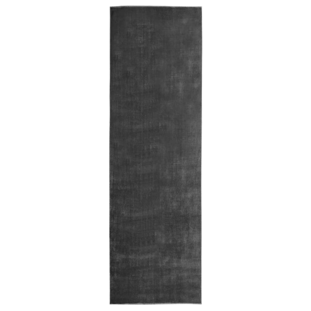 Berkfield Carpet Runner Washable Foldable Anthracite 60x300 cm Polyester